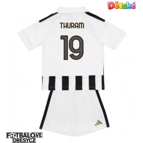 Juventus Khephren Thuram #19 Dětské Domácí dres komplet 2026-27 Krátký Rukáv (+ trenýrky)